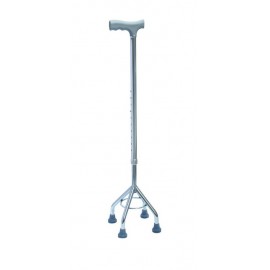 Baston ortopedic din aluminiu cu patru picioare BA..