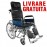 Scaun cu rotile cu spatar reglabil si vas WC inclus FC 41